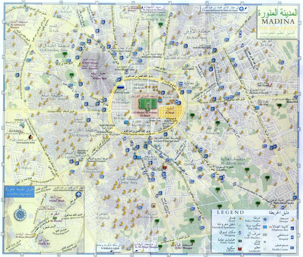 карта минаваре Мадина Саудијска Арабија