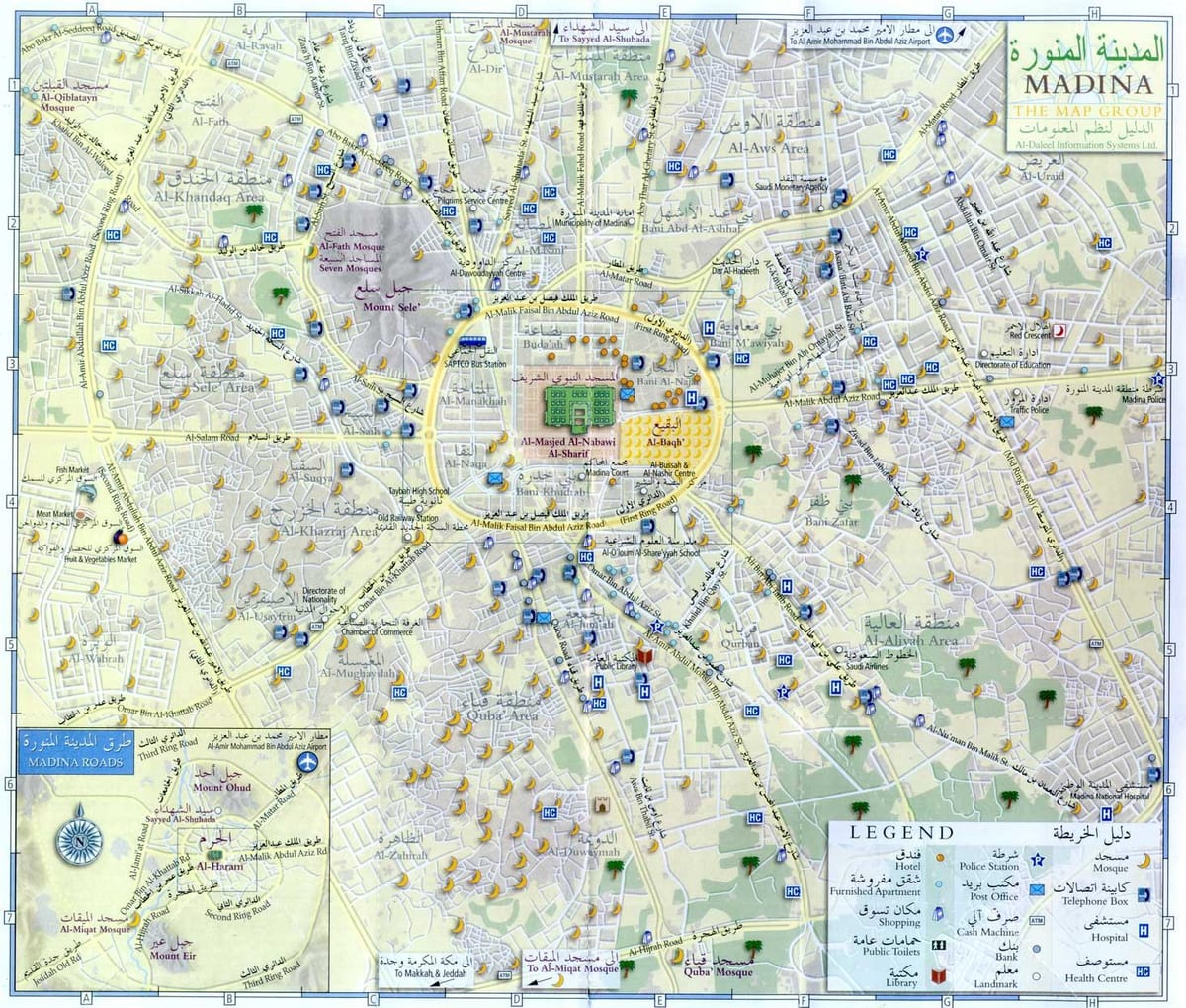 карта минаваре Мадина Саудијска Арабија