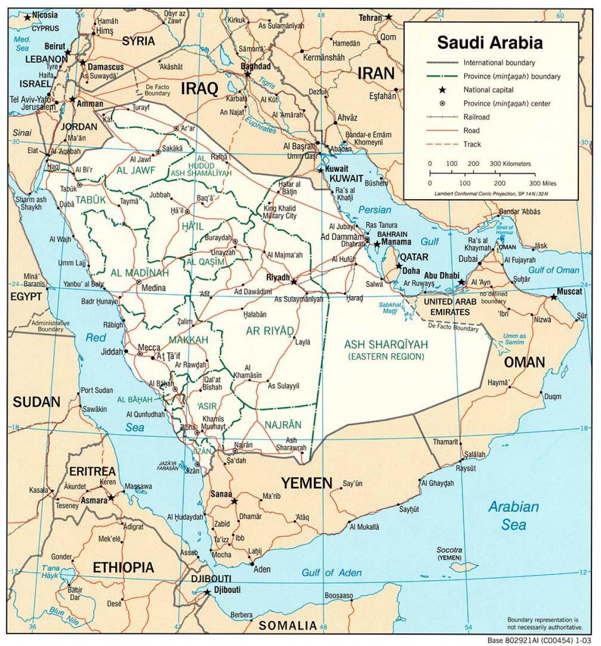 Саудијска Арабија пуну мапи 