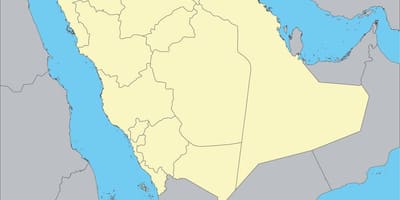 Мапа приказује свет Саудијска Арабија